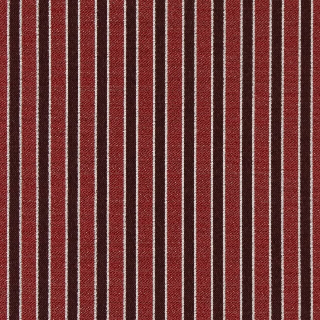 Ruby Stripe - Red & Burgundy Small Scale,Stripe Upholstery Fabric 54 Inches"